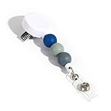 Lantintop Silicone Bead Retractable Badge Holders