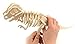 WISDOMTOY 3D Wooden Simulation Animal Dinosaur Assembly Puzzle Model Toy for Kids and Adults, 6-piece Set