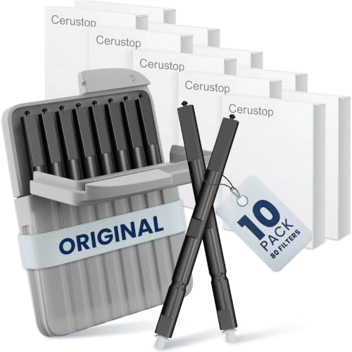 Original Cerustop Cerumenfilter für Hörgeräte, 80 Stück (10er Pack)