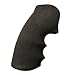 Hogue OverMolded Rubber Monogrip for Colt Python with Finger Grooves, Black - 46000