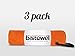 Bait Towel 3 Pack Orange Fishing Towels with Clip, Plush Microfiber nap Fabric, 16x16, The Original Bait Towel Value 3 Pack (Orange Crush)
