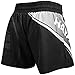 Hayabusa Kickboxing MMA Shorts (Black/White, 32)