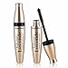 3D Fiber Mascara Long Black Lash Eyelash Extension Waterproof Long Lasting Eye Makeup Extension Tool by Staron (Black)