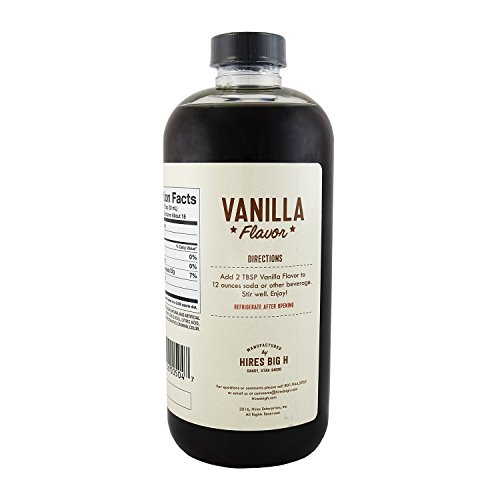Hires Big H Vanilla Syrup, Great for Soda Flavoring 18 oz - 2 Pack - Thumbnail 2
