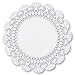 The Baker Celebrations Round 10 inch White Paper Lace Table Doilies - Disposable Placemats (pack of 100)
