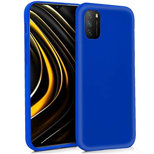 Cool Silicone Case for Xiaomi Pocophone M3 / Redmi 9T (Blue)