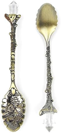 Fashion Jewelry Making Charms Wholesale Supplies Pendant Retro DIY Lots fabrication Schmuckset Jewellery Findings A14012 Crystal Spoon Tablespoon