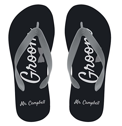 FlipSidez Personalized Groom Flip Flops