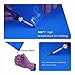 Tonsil Stone Remover Kit -Electronic Tonsil Stone Vacuum, 3X Safe Suction, 150 Degree Rotate Tonsil Stone Remover,12 in 1 Tonsil Cleaner, aire caliente (azul marino)