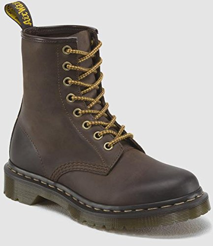 Dr. Marten's Women's 1460 8-Eye Patent Leather Boots, Dark Brown, 11 B(M) US