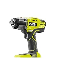 Ryobi P261 18 One+ llave neumática sin cable, 3 velocidades, 1 2 pulgada, con 300 pies de libras de torque y 3200 IPM (no incluye baterías, solo la herramienta eléctrica)