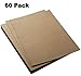 60 Kraft Paper - Brown Stationery Paper - Brown Craft Paper for Arts and Craft, Drawing, D.I.Y. Projects- Letter Size Kraft Paper - Laser & Inkjet Printer Compatible - 8.5 x 11 Inches