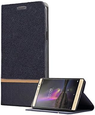 Lenovo Phab 2 Plus Case,Wellci Ultra Slim Recessed Card Slots Design Folio Flip Cover Case For Lenovo Phab 2 Plus(Black)