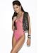 Elegant Moments Women's Fishnet Teddy