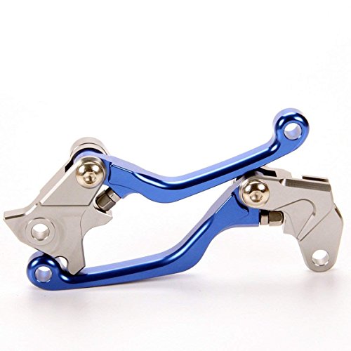 image for motor-mh Blue Pivot Dirt Bike Brake Clutch Levers for Yamaha TTR 125L/