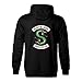 DAIKEN Riverdale Serpents Mens Hoodie for Men Women Southside Pullover Hooded Sweatshirt (Black,M)