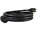 Conntek 20570: 30 Amp L5-30 Locking Style Generator Extension Cord Black 10-Feet