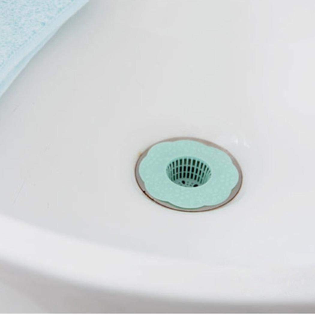 Yerflew Flower-shaped Floor Drain Bathroom Hair Catcher Sink Food Strainers
