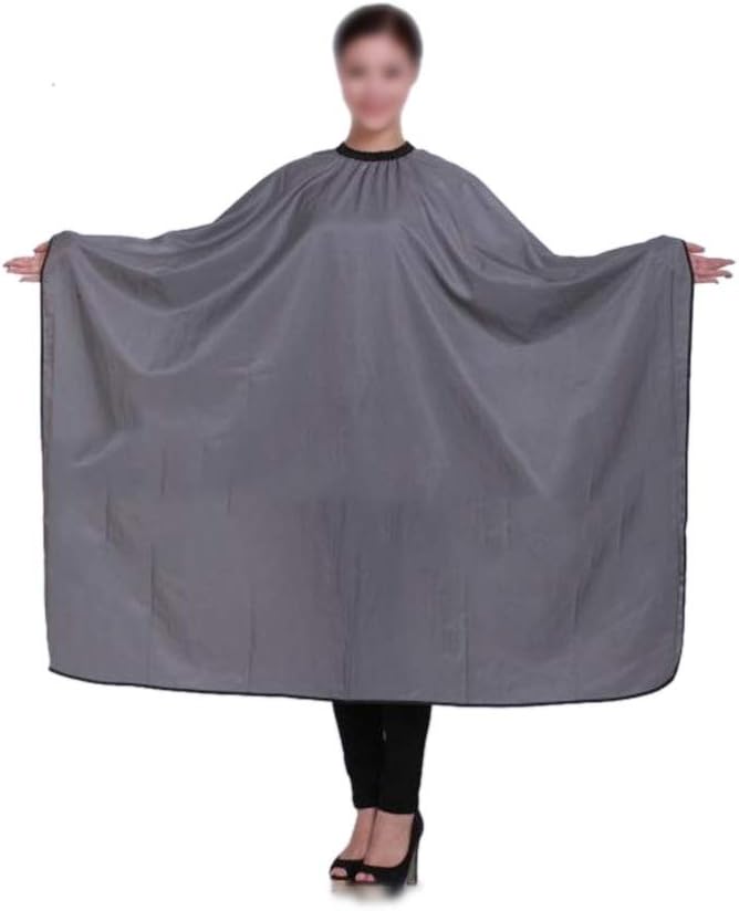 FMNEU Waterproof Barber Styling Cape Professional Salon Grey Haircutting Apron Hair Cutting Cloth Gown Hair Cutting Cape Barber Haircut Salon