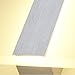 NAVIMC Modern Acrylic 6w LED Wall Sconces Aluminum Lights Fixture On/Off Decorative Lamps Night Light for Pathway, Staircase, Bedroom, Balcony,Drive Way,Warm White (Not dimmable)
