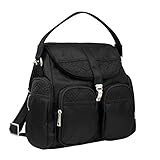 Travelon Anti-Theft Signature Convertible Backpack, Black, One Size