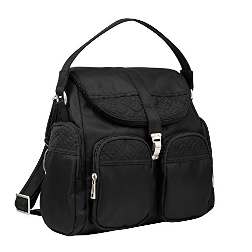 Travelon Anti-Theft Signature Convertible Backpack, Black
