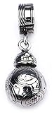 Official Stainless Steel Star Wars Episode 7 BB-8 Droid Dangle Charm - New Disney