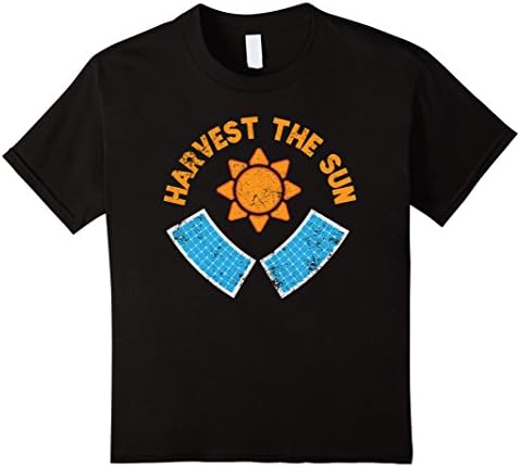 Kids Harvest the Sun Solar Power T-Shirt 10 Black