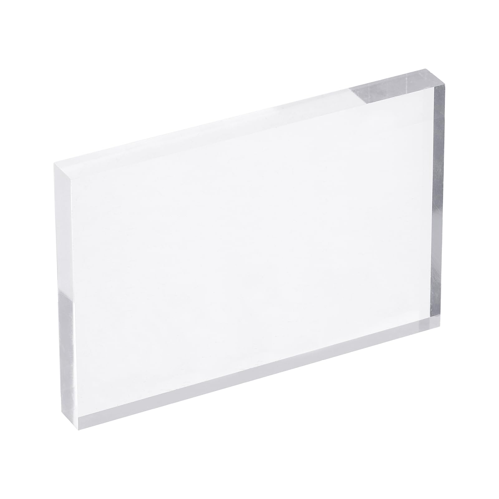 PATIKIL Acrylic Stamp Block, 1 Pack Clear Stamping Block with Grid Line Decorative Mounting Blocks Set Rectangle for Scrapbooking DIY Crafts Card Making