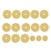 Dilwe 16 Pcs Flute Pads, Flute Pads Set Replacement Accessories for Flutes