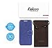 Samsung Galaxy S6 Leather Wallet Case with Credit Cards Slot and Metal Magnetic, TAKEN DIRECT Galaxy S 6 Plastic Flip Case/Cover, Vintage and Fashion, Durable and Shockproof Holster (Blue)