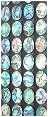 Abalone Shell 15x20mm Oval Cabochon Stone (pkg of 4 cabs)