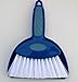 Small Broom with Snap-on Dust Pan, Blue Hefty Durable (1)