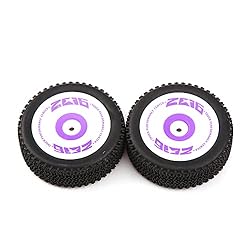 KingVal Replacement 2PCS Front Tyre Wheel Tire RC