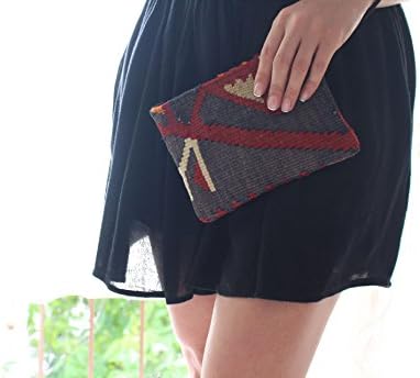 Vintage Handbag - Kilim Bag - Anatolian Design Bag - Eastern Pattern Purse - Purse for woman - Turkish Art Handbag