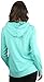 ToBeInStyle Women's Thin L.S. Drawstring Hooded Sweatshirt - Mint - Medium