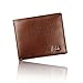 Sannysis Men Bifold Business PU Leather Wallet ID Credit Card Holder Purse (Brown)