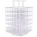 Lifewit 80 Slots Rotating Lipstick Holder Acrylic Spinning Lipgloss Holder Makeup Organizer Lipstick Tower Storage Box Large