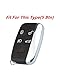 KAWIHEN Silicone Key Fob Cover Protector For Land Rover 5 Button key fob case LR2 LR4 Discovery Range Rover Sport Evoque LR052882 KOBJTF10A LR052905(Red)