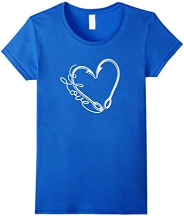 Women's Love Fishing - Awesome shirt XL Royal Blue