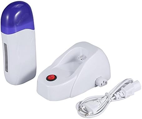 Depilatory Roll On Wax Heater Roller Waxing Cartridge Hair Removal Epilator Hot (Single Waxing Heater - US Plug 110 V.)