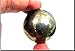 Jet Natural Pyrite 45-50 mm Ball Sphere Gemstone A+ Hand Carved Crystal Altar Healing Devotional Focus Spiritual Chakra Cleansing Metaphysical