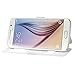 Galaxy S6 Case, EnGive Premium Slim Flip Imitation Leather Cover for Samsung Galaxy S6 G920(White)