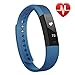Lintelek Fitness Tracker, Heart Rate Smart Wristband, Sleep Monitor, Steps/Calorie and Distance Counter Pedometer for Android or IOS Phone