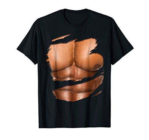Fake Muscle Undershirt ShirtsFake Muscle Under Clothes Shirt Chest Six Pack Abs T-Shirt T-ShirtOEKO-TEX STANDARD 100