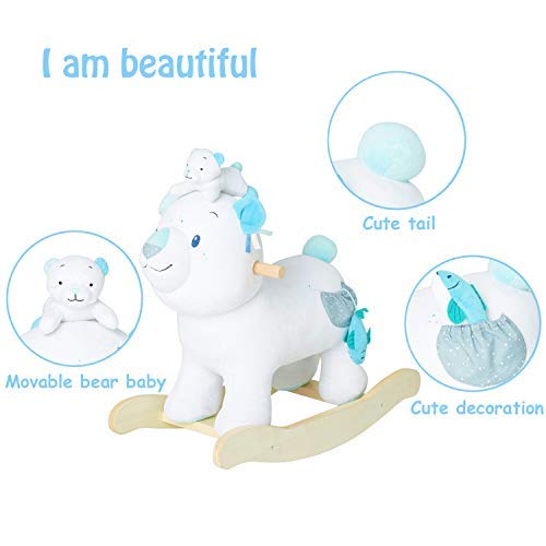 polar bear rocking horse