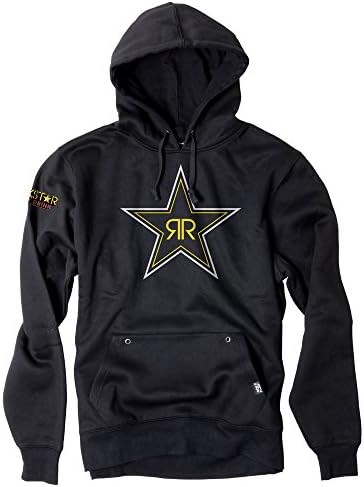 Rockstar Motorcycle Black Hoodie Pullover Fan Apparel Size X-Large