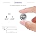 GALXA 393 SR754W(SR754SW) Watch Battery 1.55V Button Cell (10-Pack)