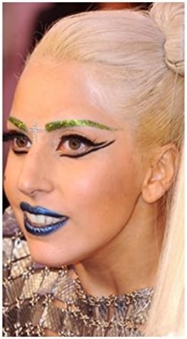 Violent Lips Glitteratti Sequin Sparkle Tattoo Lipstick Appliques Blue - Pack of 3