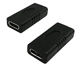 CERRXIAN USB Type C 2.0 Female to Female Charge and Data Sync Extension Connector Adapter Converter for Laptop, Tablet, Mobile Phone (2-Pack)